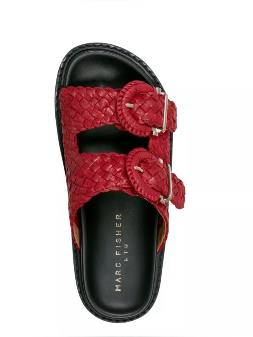 Marc Fisher Auggie Platform Slide Sandals - Picture 3 of 8